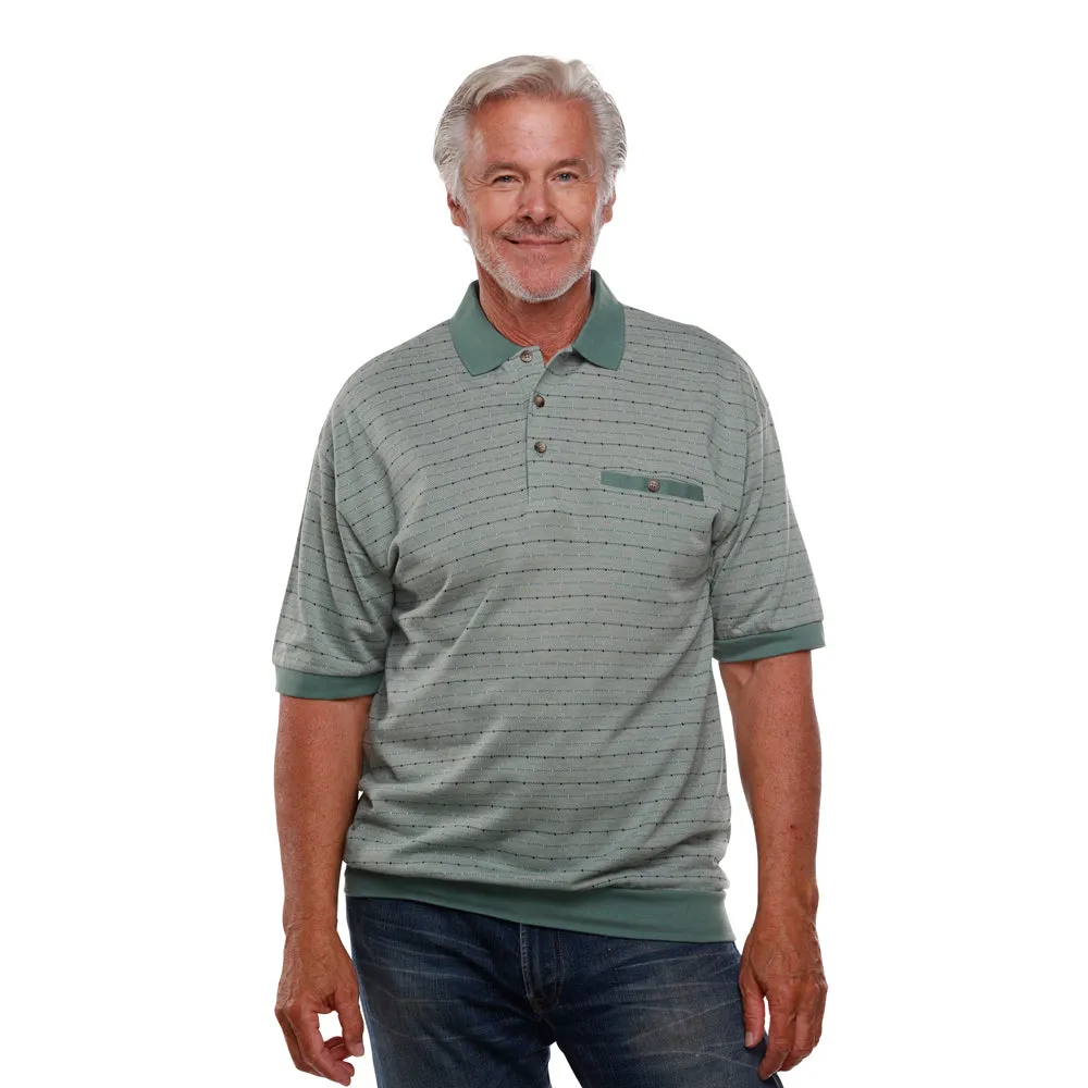 Classics by Palmland Short Sleeve Polo Shirt  - Big and Tall - 6091-100