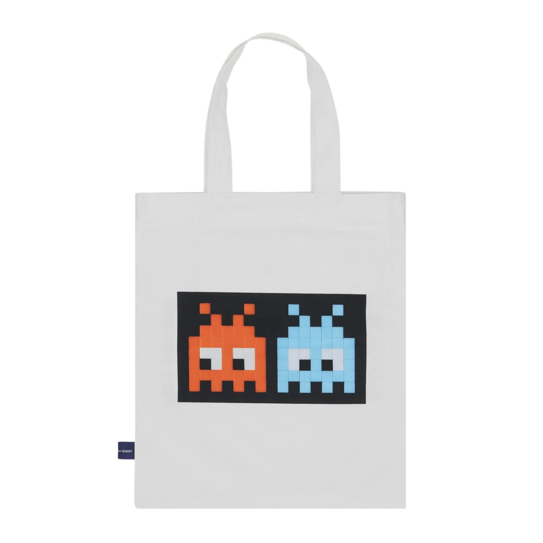 COMME des GARÇONS SHIRT x Invader Cotton Tote Bag - White