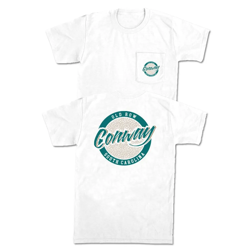 Conway, South Carolina Circle Logo Pocket Tee