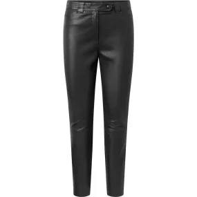 Cool pants in soft and nice leather quality / 50738 - Black (Nero)