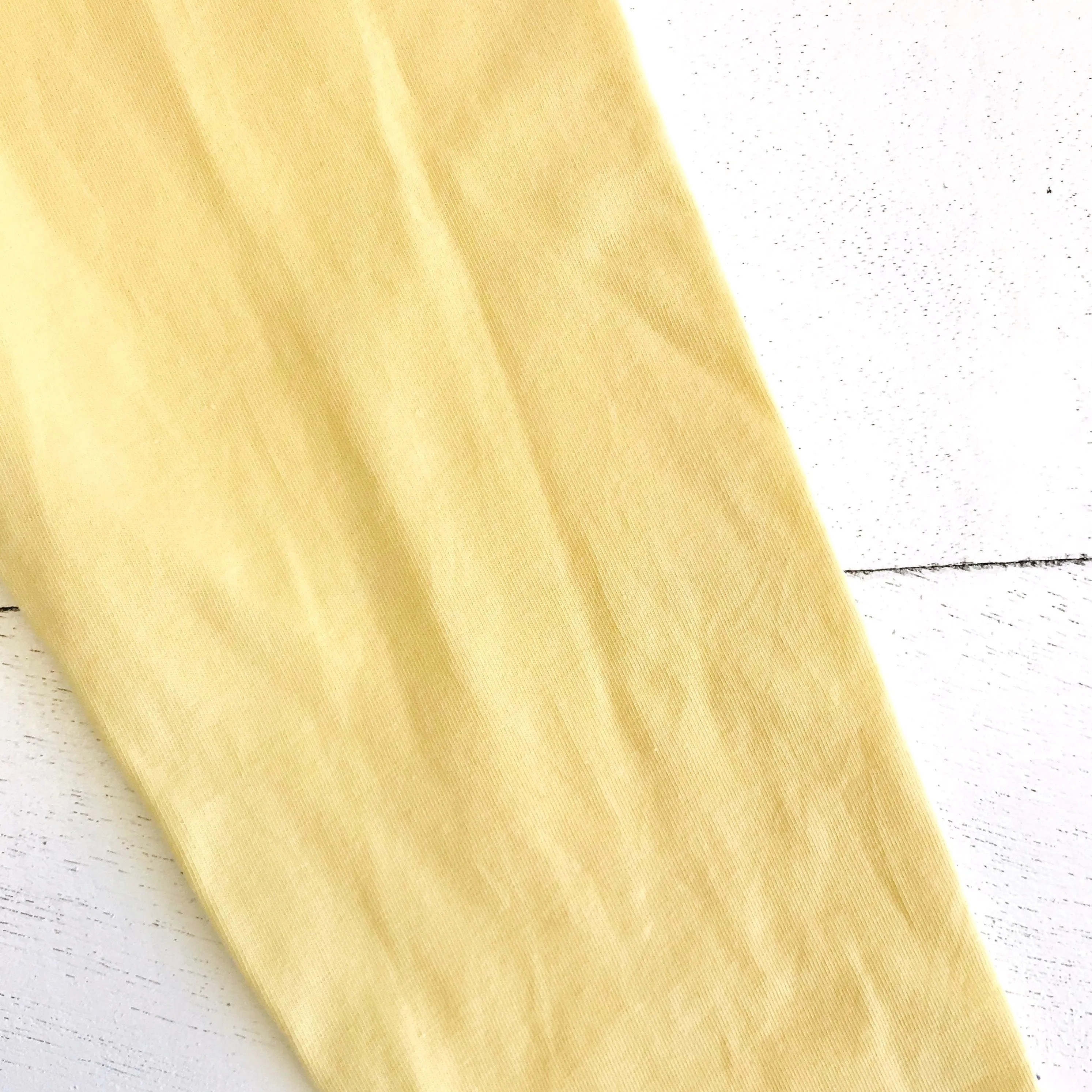 Cotton Stretch Leggings - Yellow