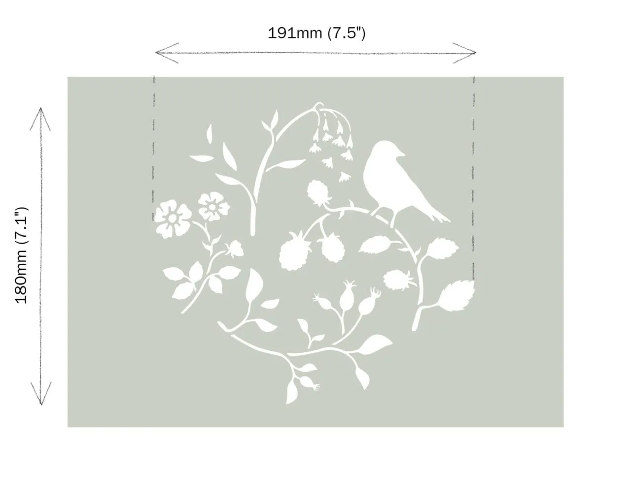 Countryside Bird - Annie Sloan Stencil