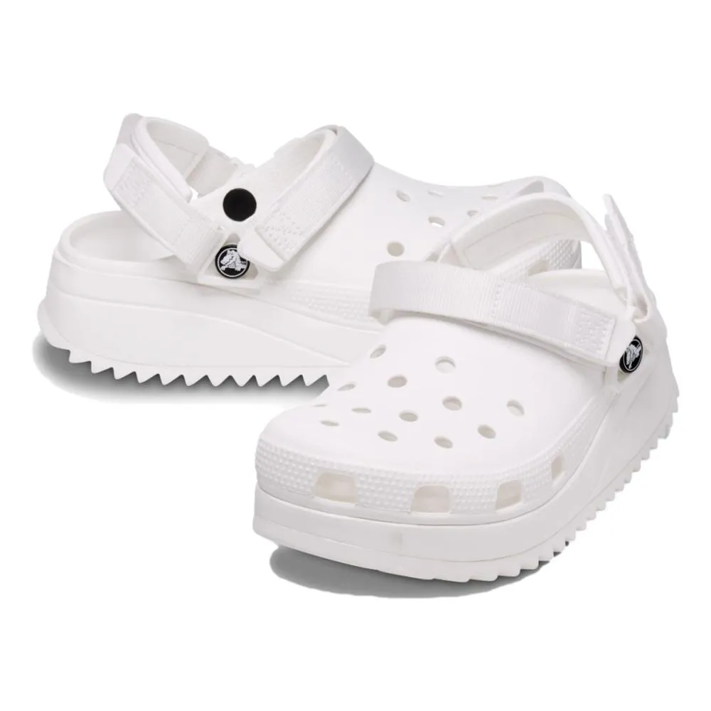 CROCS UNISEX CLASSIC HIKER CLOG-WHITE