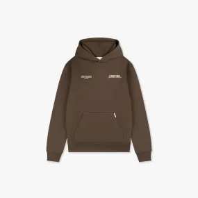 CROYEZ COLLECTION HOODIE - BROWN/VINTAGE WHITE