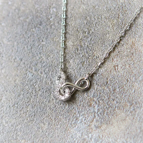 Crystal Infinity Necklace