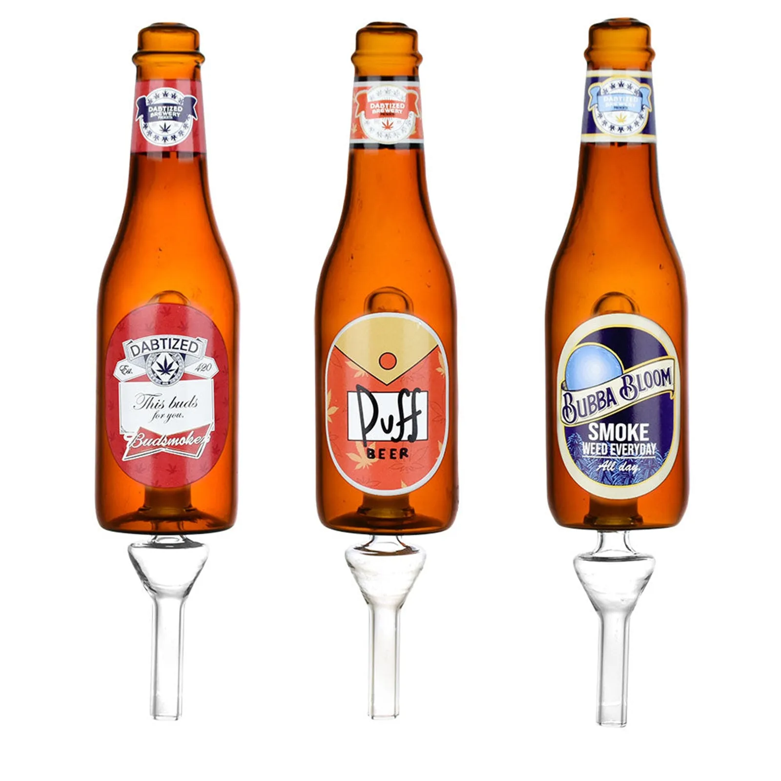 Dabtized Beer Burner Dab Straw Bubbler