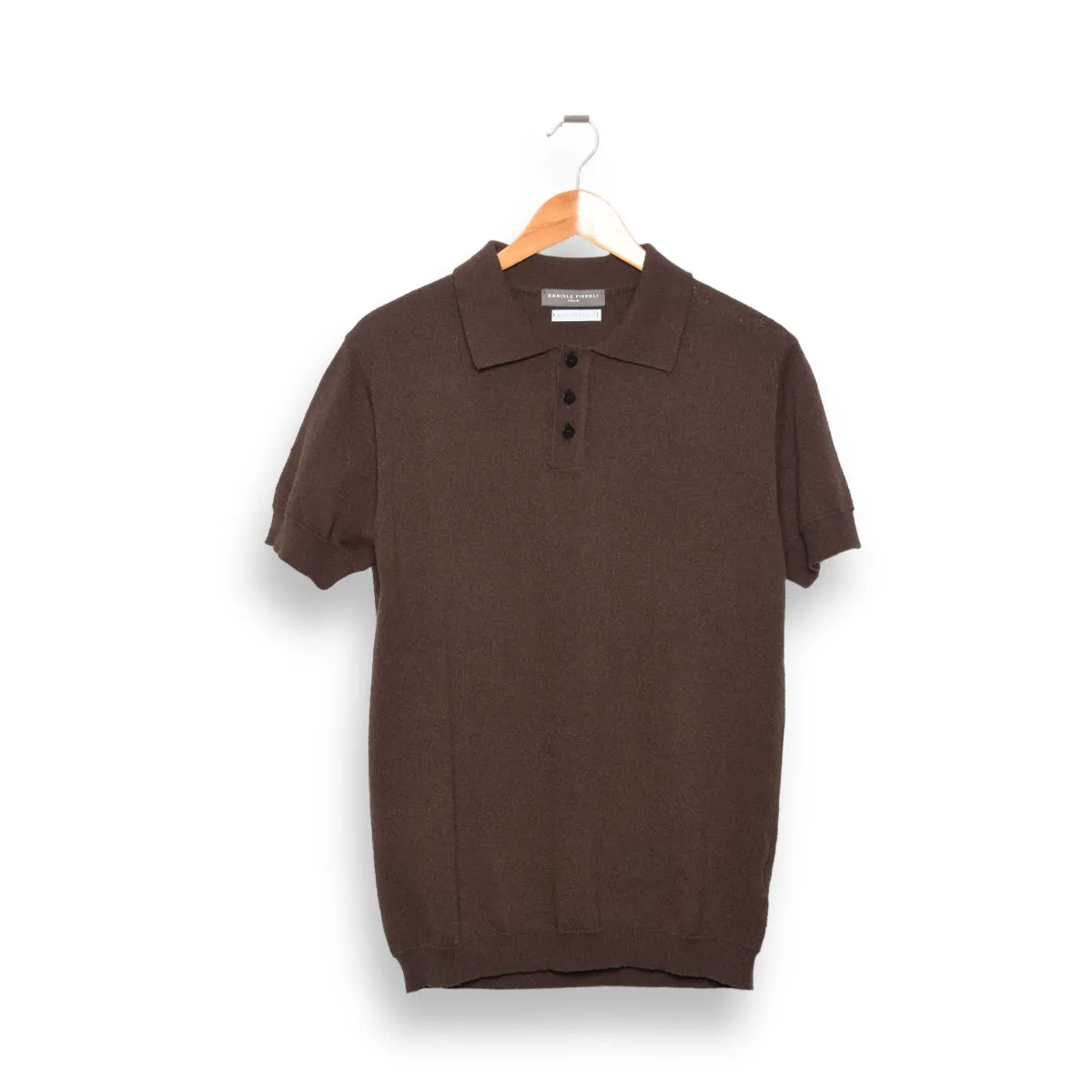 Daniele Fiesoli Polo Sponge Cotton DF 7033 33 moka