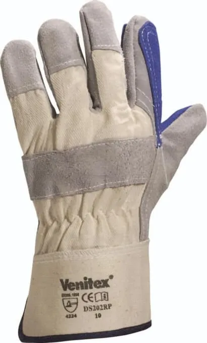 Delta Plus Cowhide Split Leather Rigger Gloves - (pack of 10) DS202RP