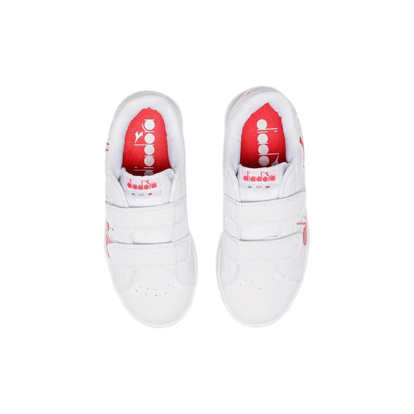 DIADORA SNEAKERS GAME P BOLDER PS BIANCO-ROSSO