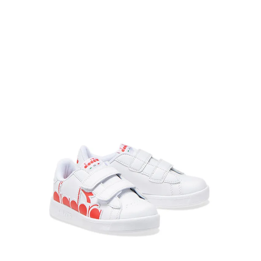 DIADORA SNEAKERS GAME P BOLDER PS BIANCO-ROSSO