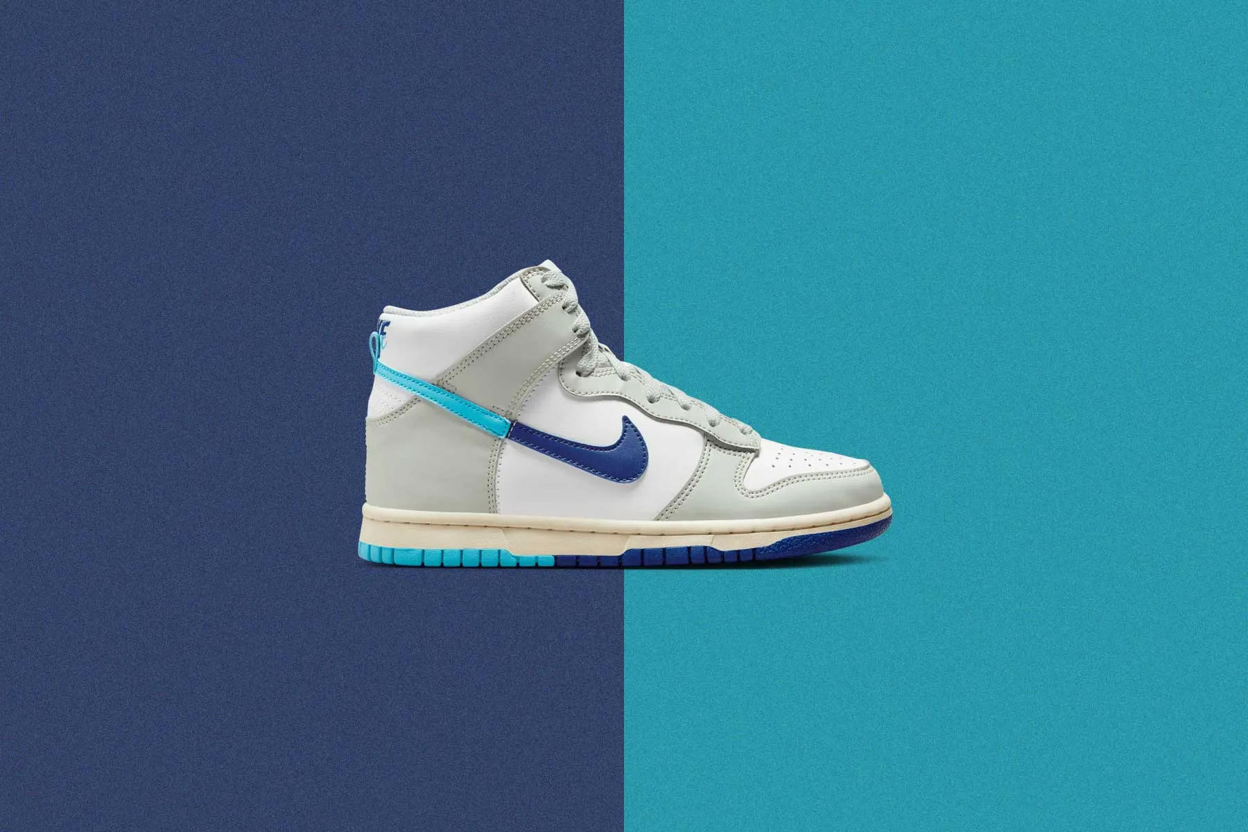 Dunk High SE (GS) - Summit White/Baltic Blue/Deep Royal Blue