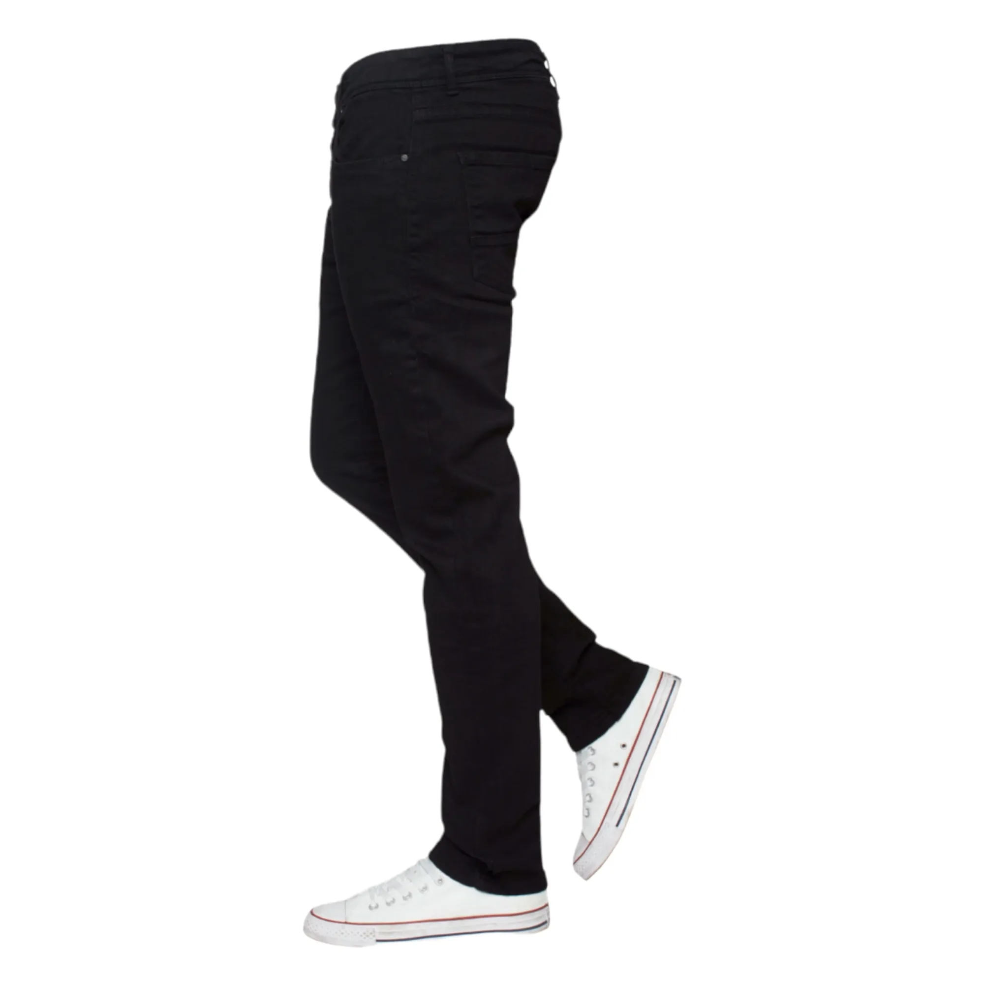 Enzo EZ325 Black Stretch Skinny