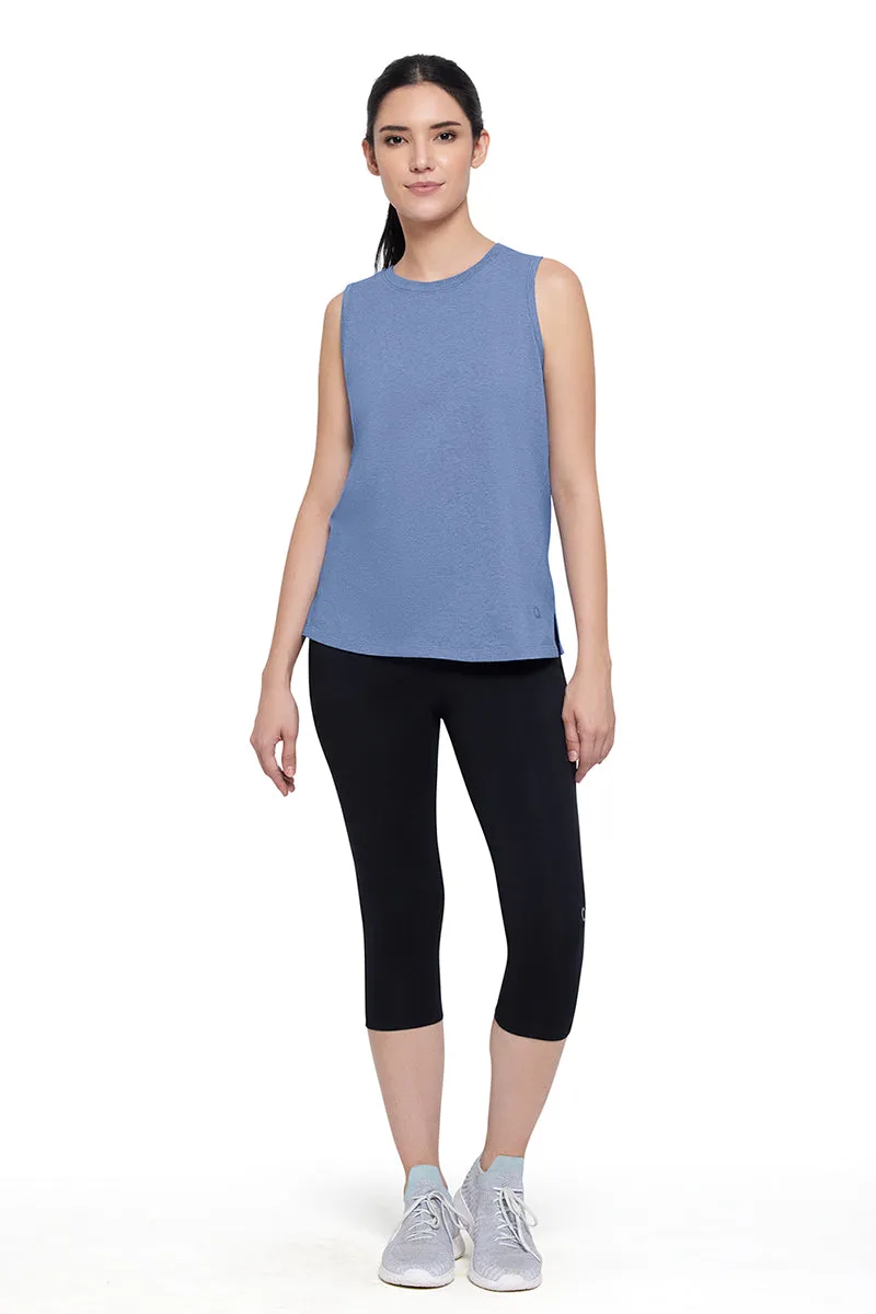 Essential Tank Top - Infinity Blue Marl