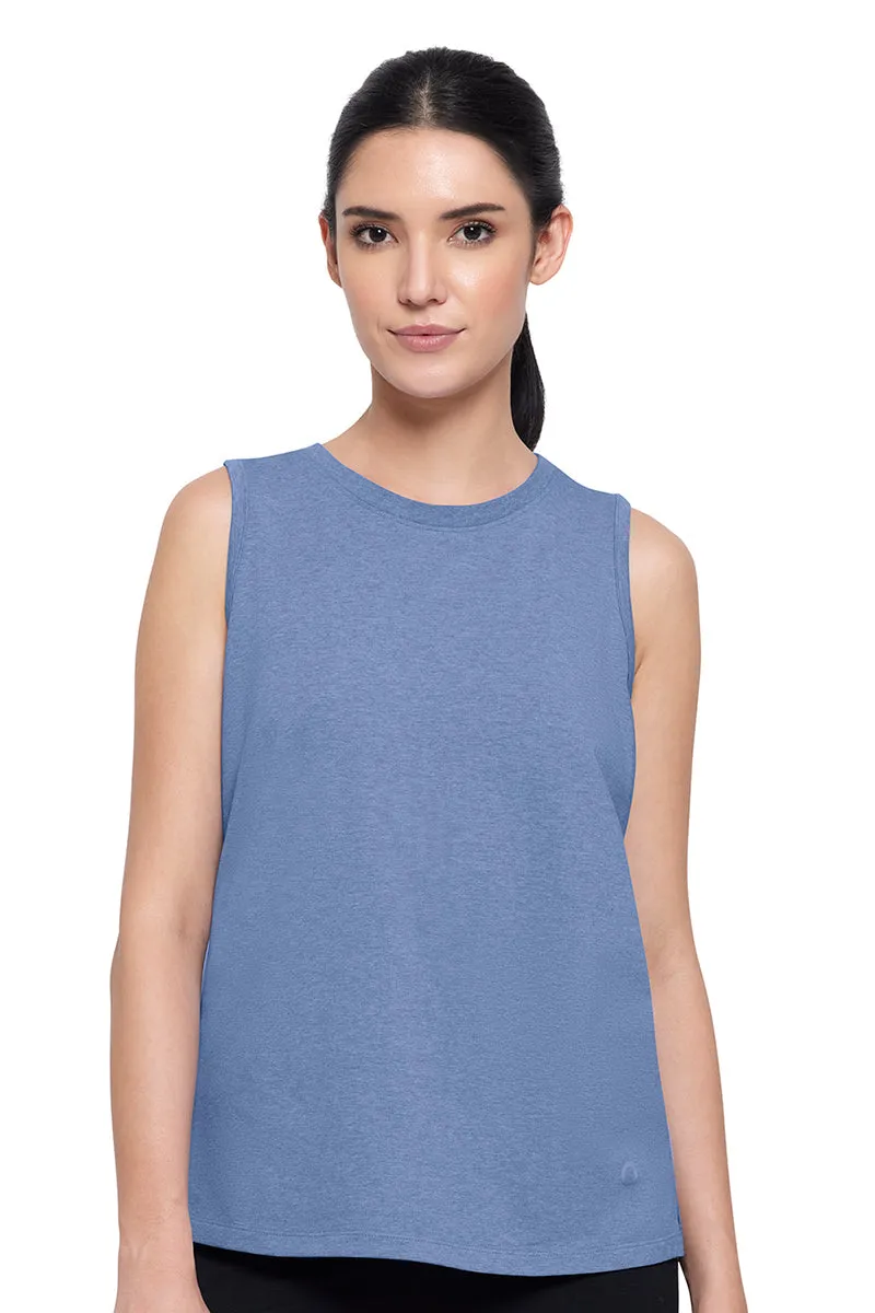 Essential Tank Top - Infinity Blue Marl