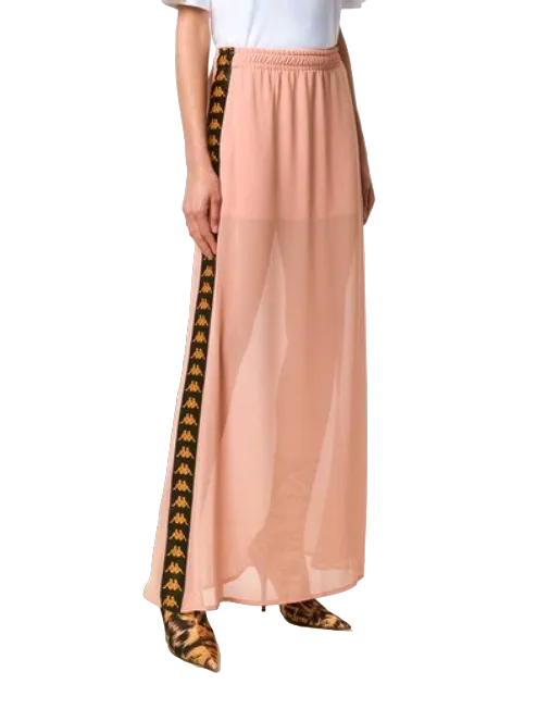 Faith Connexion X Kappa Long Skirt In Pink UK S