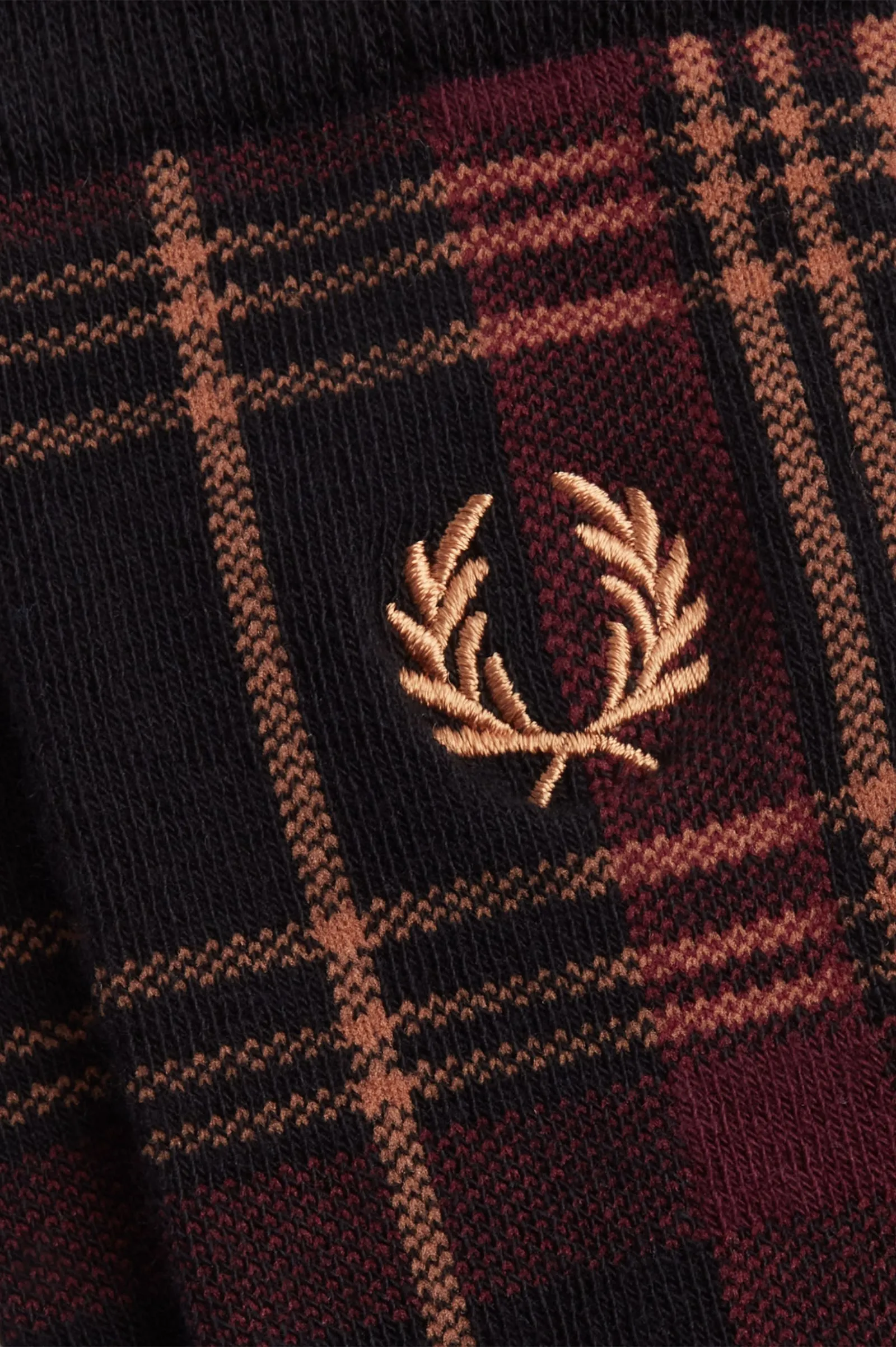 Fred Perry Redacted Tartan Sock