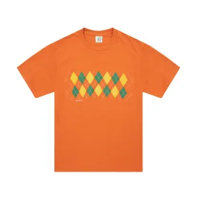 Frog Total Argyle Tee (Dark Orange)