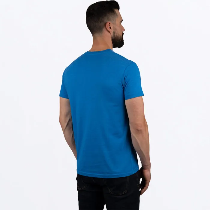 FXR Men's Helium Premium Tee Blue/Inferno