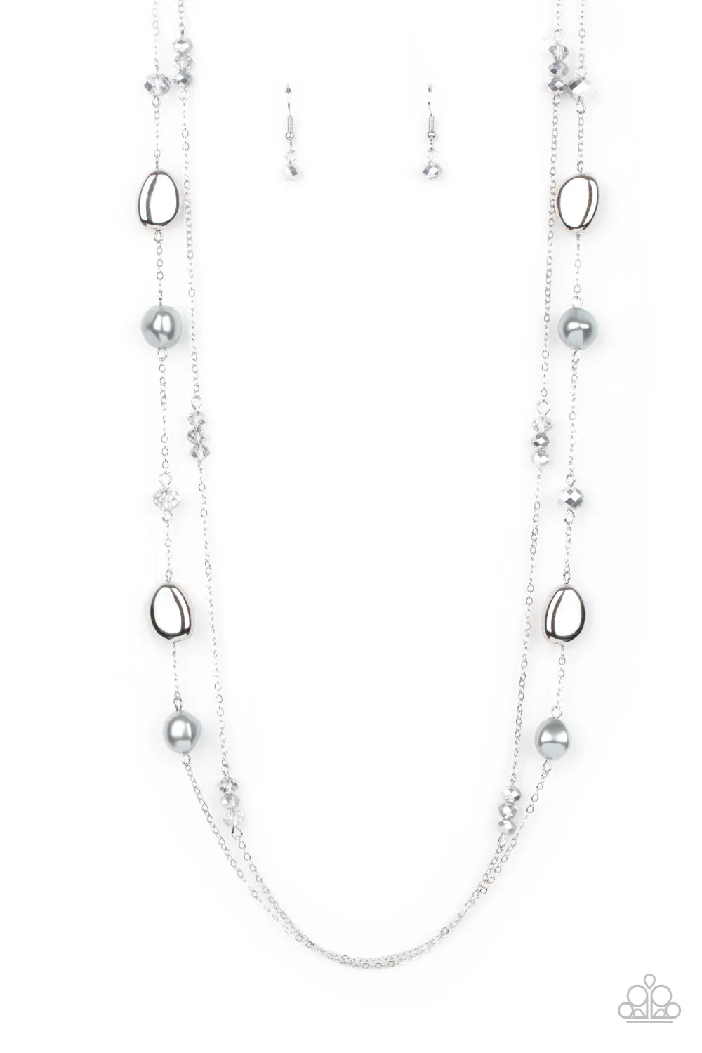 Gala Goals - Silver Necklace