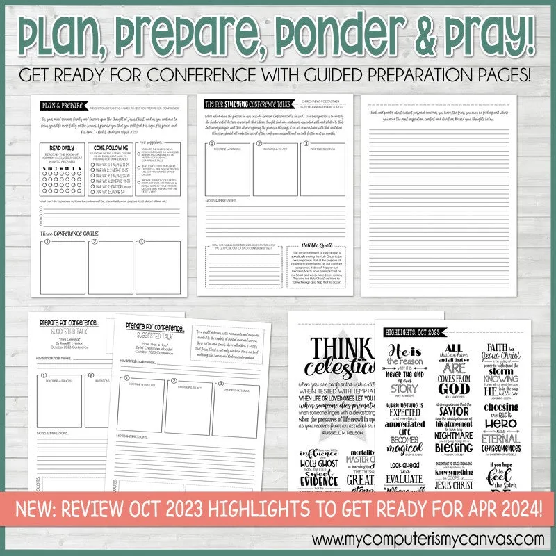 General Conference JOURNAL {APRIL 2024} PRINTABLE