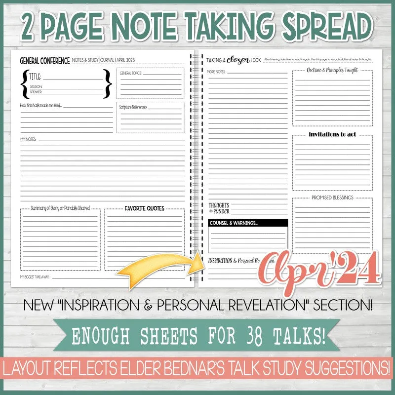 General Conference JOURNAL {APRIL 2024} PRINTABLE