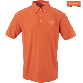 Golf Retro Men's Polo Burnt Orange