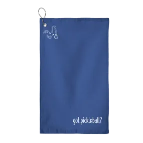 Got Pickleball | Pickleball Court Towels | Grommeted 100% Cotton Terry Velour