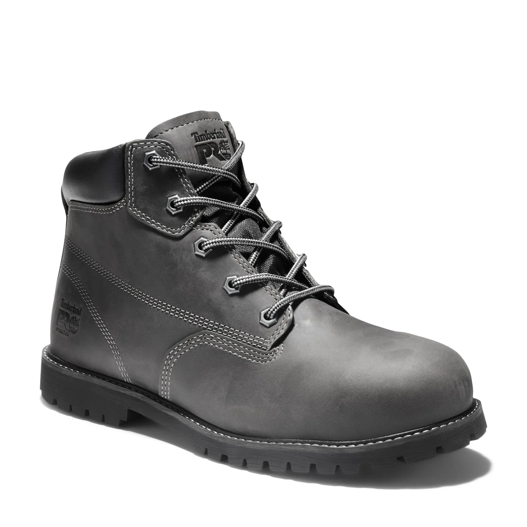 Gritstone 6 Inch Steel-Toe Work Boot Black