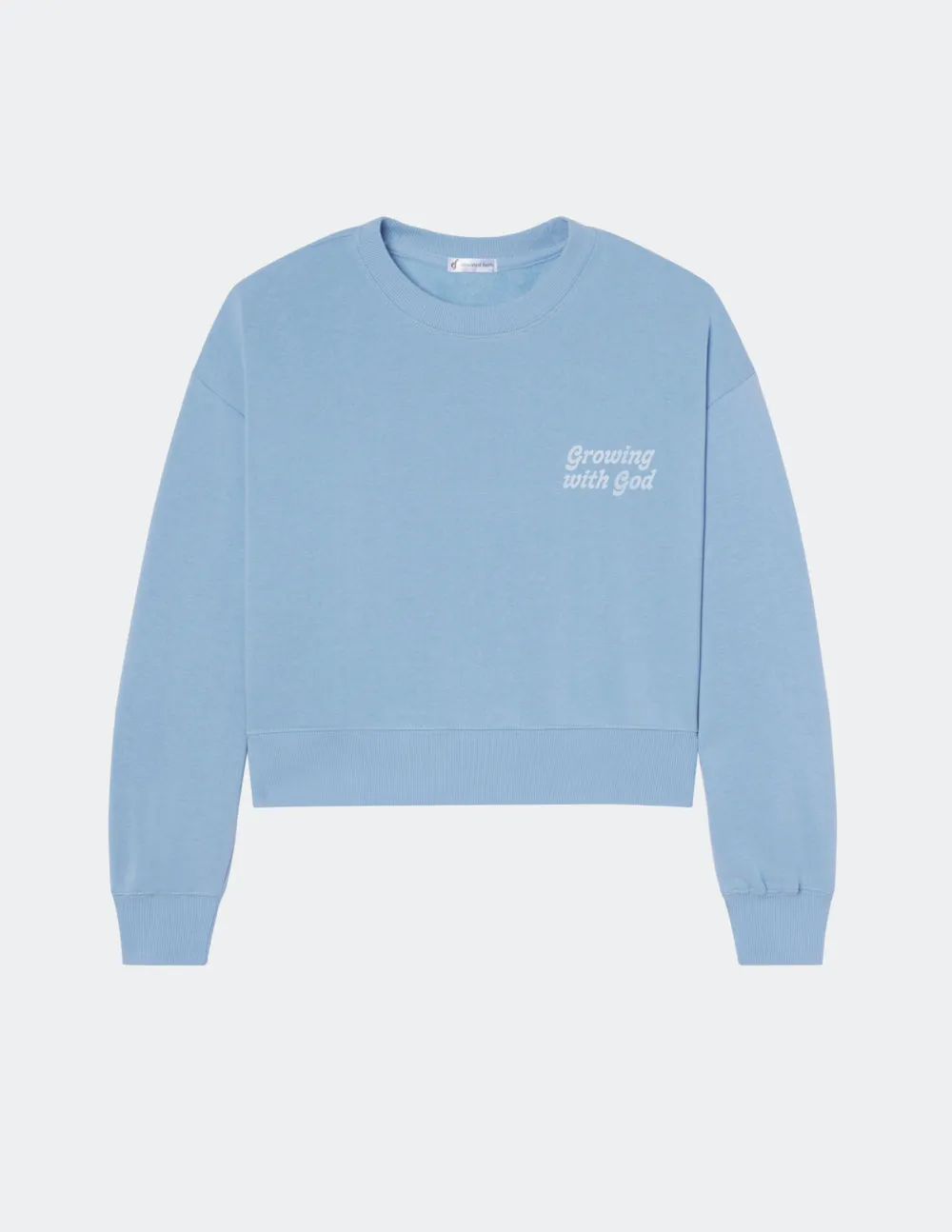 Growing With God Cropped Crewneck