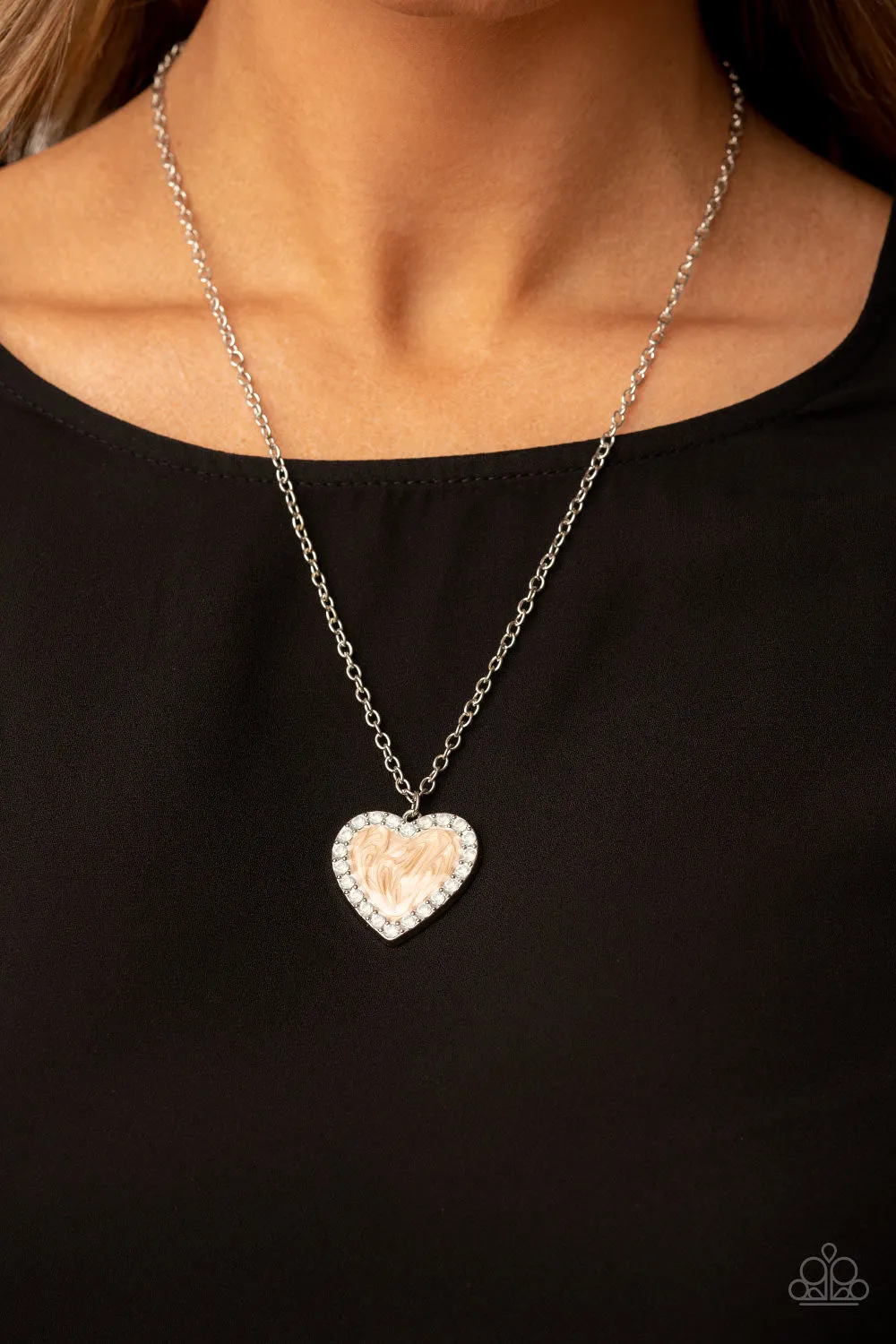 Heart Full of Luster - Brown Necklace