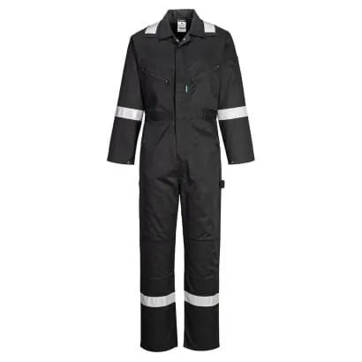 Hi Vis Iona Zipped Boiler Suit overalls Coverall Portwest F813