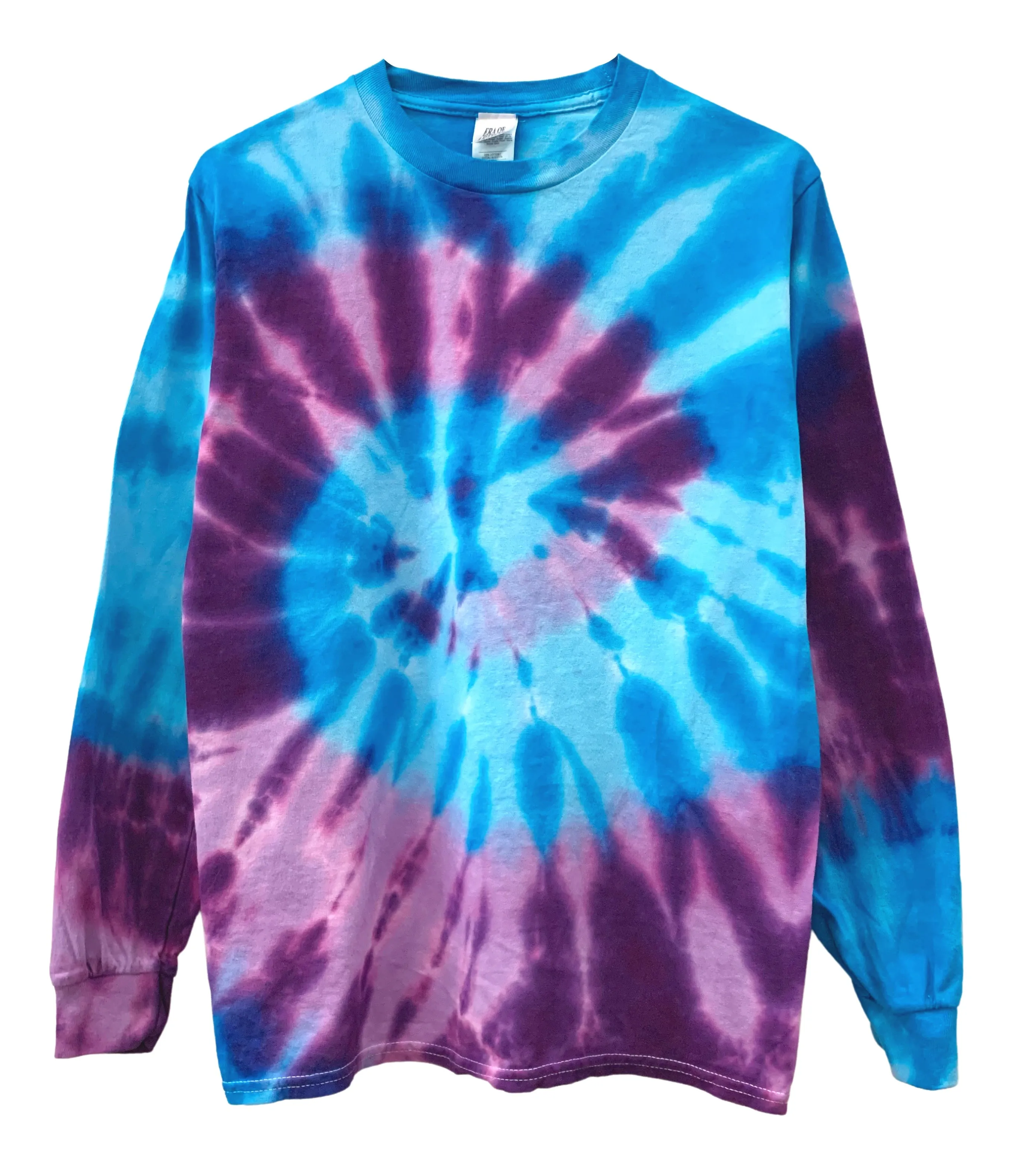 Hibiscus Tie-Dye Long Sleeve Unisex Tee