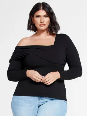 Jenisse One Shoulder Knit Top