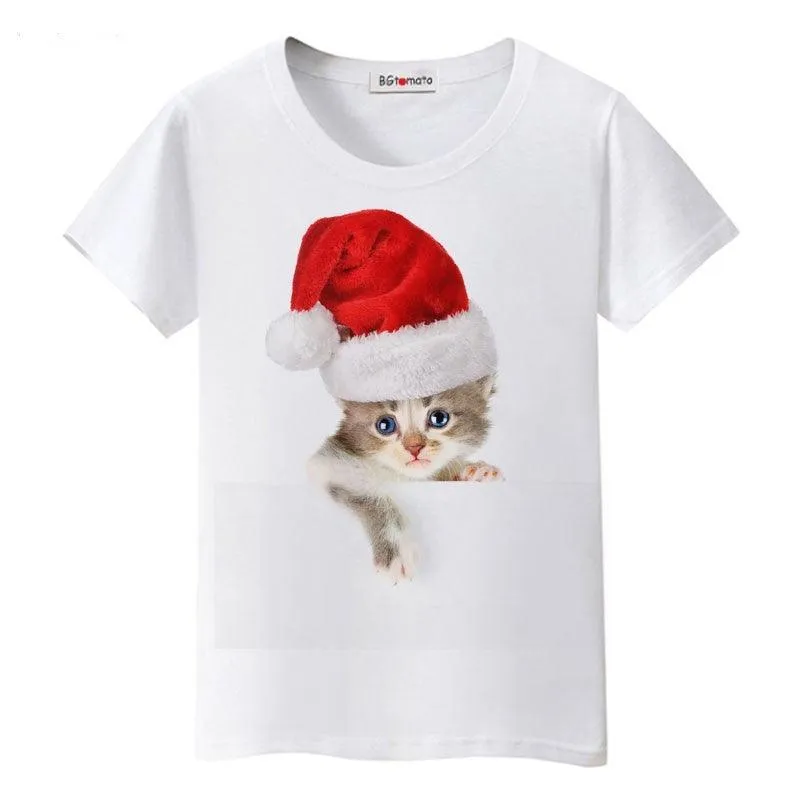 KITTEN CLAUS T-SHIRT