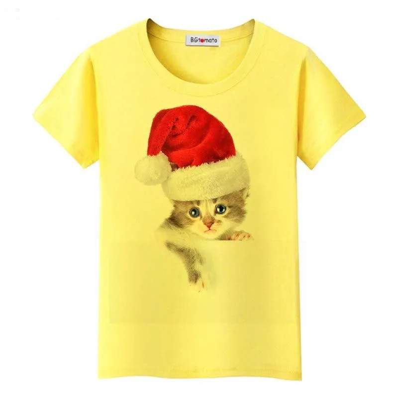 KITTEN CLAUS T-SHIRT