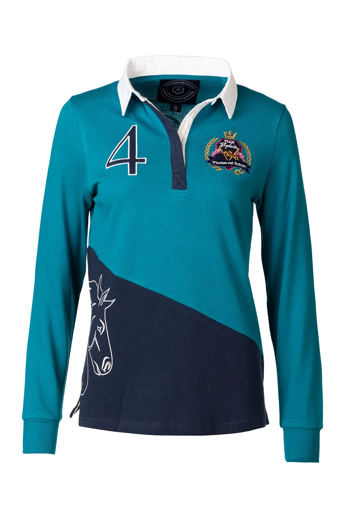 Ladies Rugby Shirt - Diagonal Panel