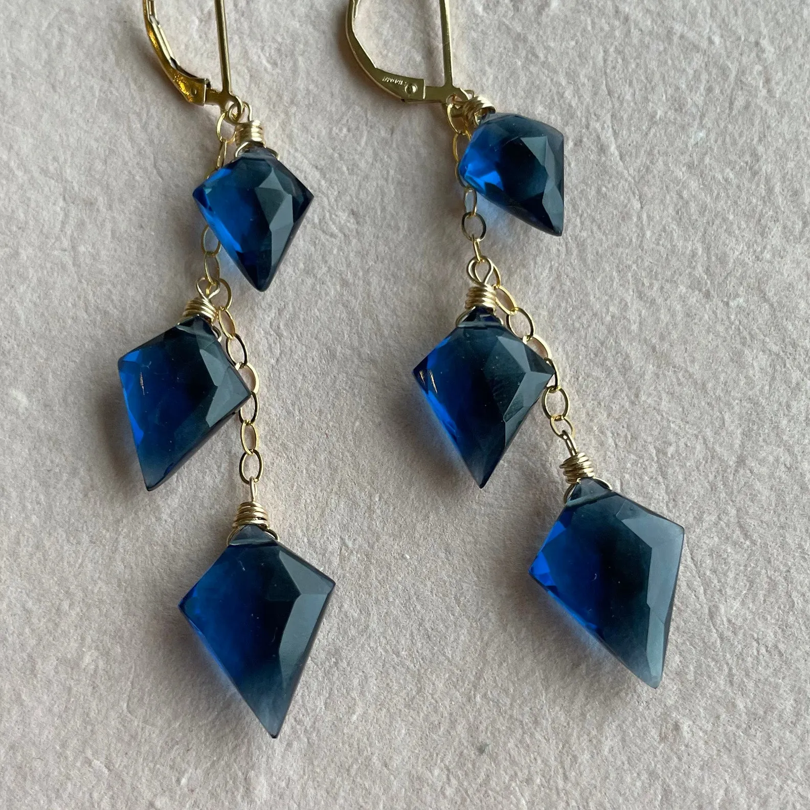 London Blue Kite Dangles