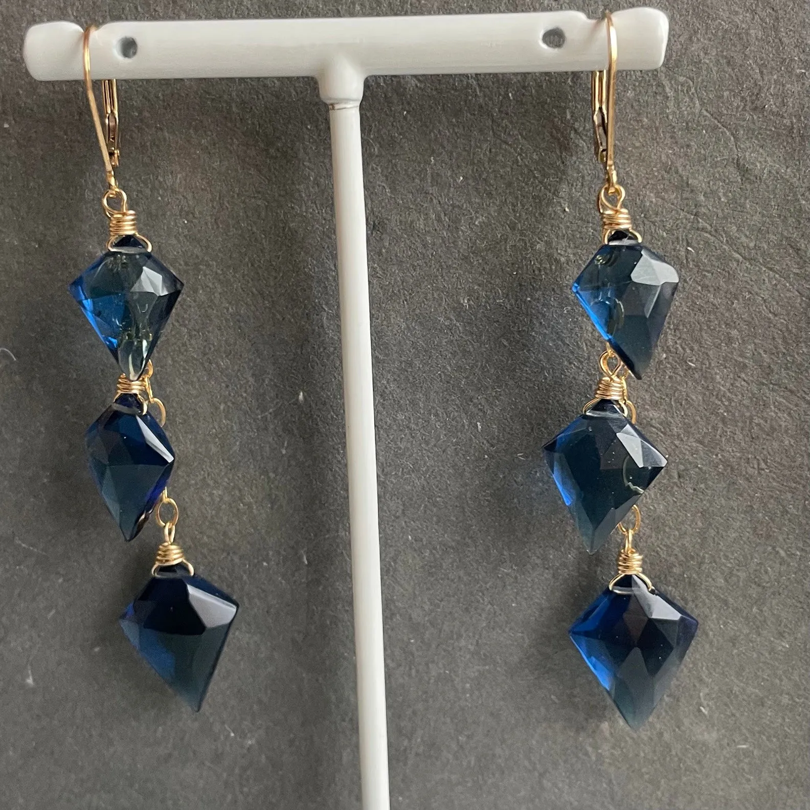 London Blue Kite Dangles