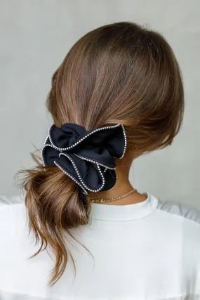 LUXE CRYSTAL TRIM SCRUNCHIE