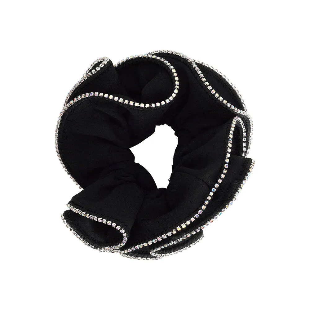 LUXE CRYSTAL TRIM SCRUNCHIE