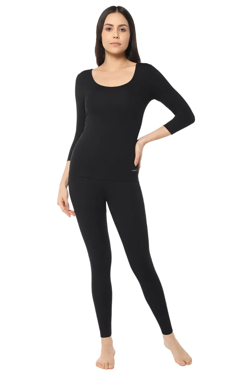 LuxeHeat Leggings - Black