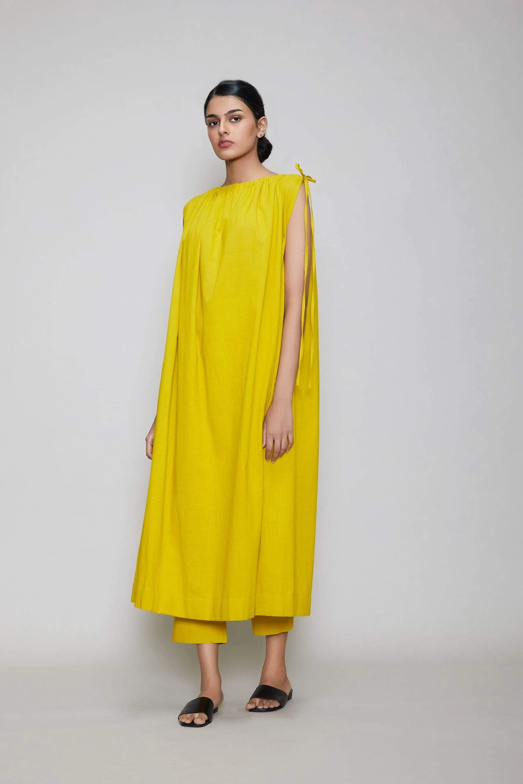 Mati Yupa Aakaar Dress - Yellow