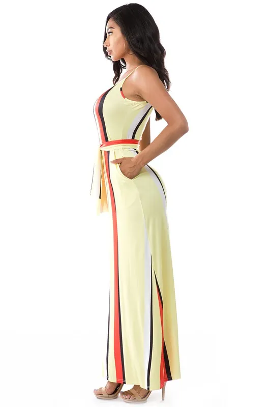 Maxi Moments- Multicolor Maxi Dress