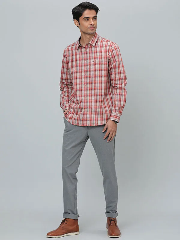 Men Checked Full Sleeve Cotton Shirt