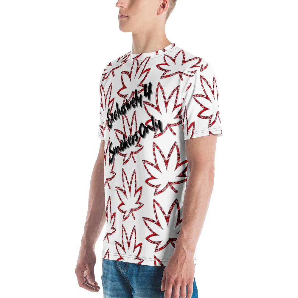 Men's Fatsca Red Bandana E4SO Leaf t-shirt