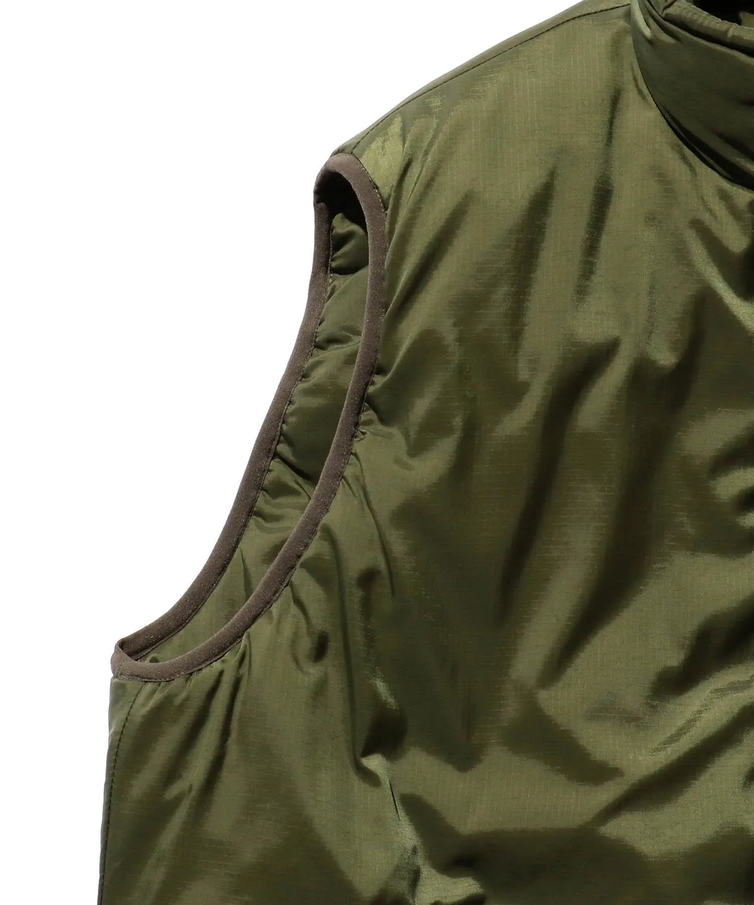 MIL Puff Vest Nylon Rip Stop - Olive