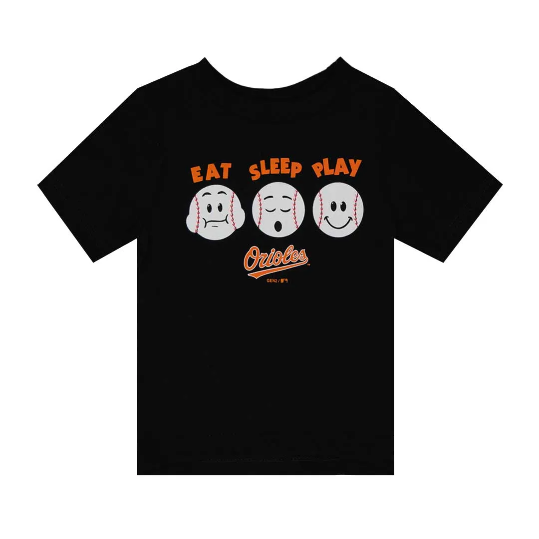 MLB - Girls' (Infant) Baltimore Orioles T-Shirt (KB32GNY 20)