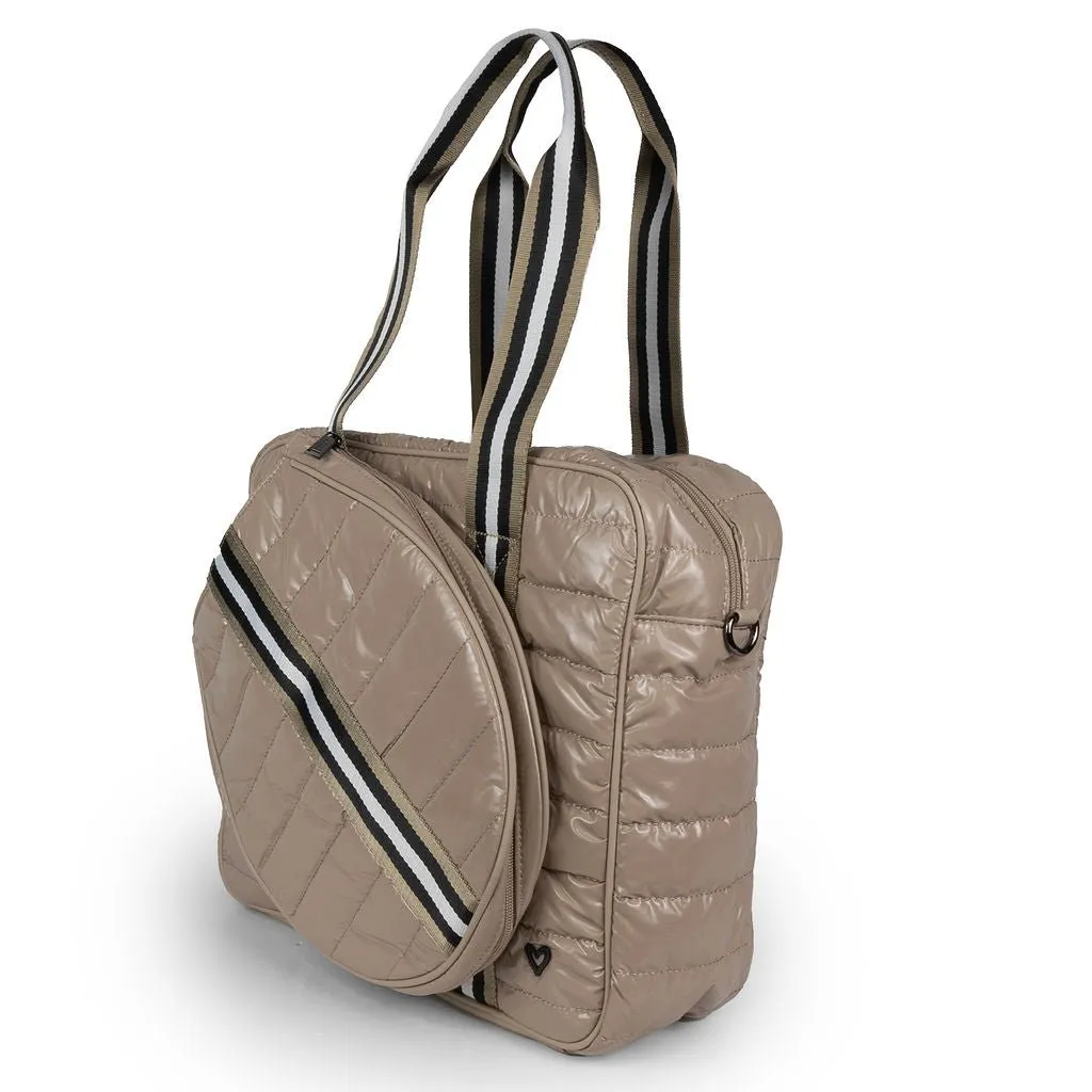 NEW: Tennis Sport Bag - Tan - a preneLOVE exclusive