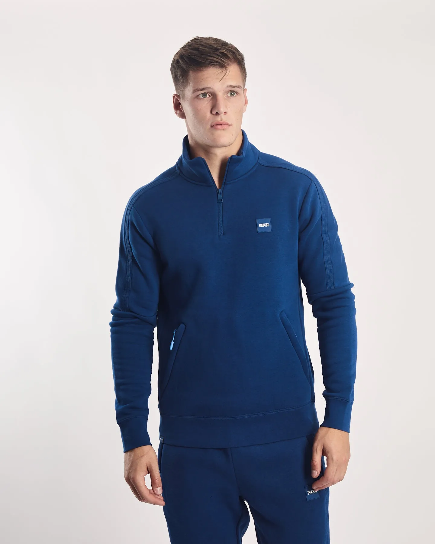 Oday Half Zip Blue Flame