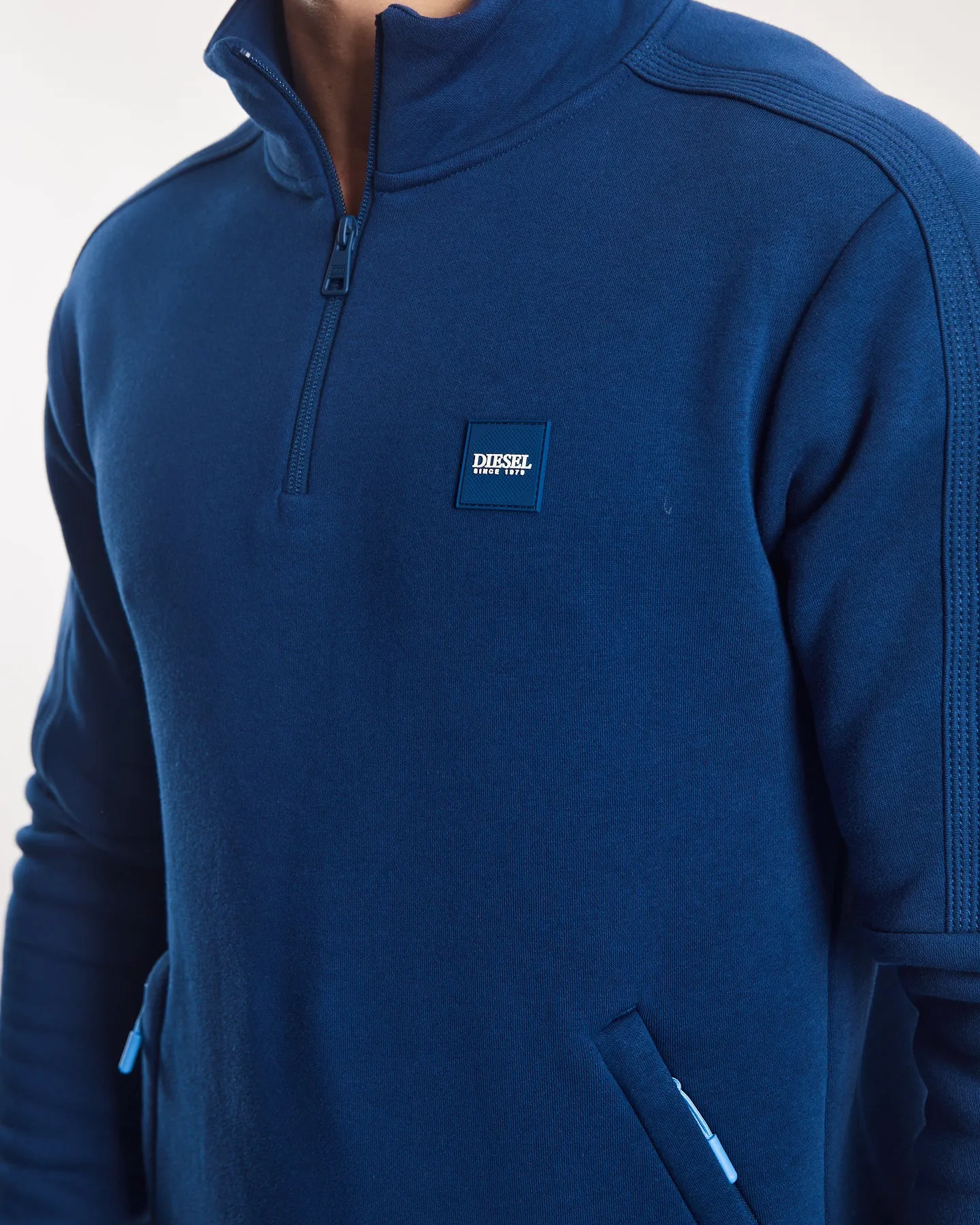 Oday Half Zip Blue Flame